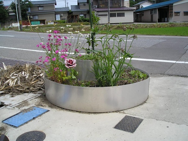 大型プランター 円形 花壇アルミ製枠 家庭菜園 屋上緑化 エコｃｏ２削減に A5052 金属材料の切り売り及び定寸販売 専門サイト 横山テクノ