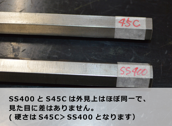 鉄 ミガキ六角棒 (SS400・S45C)材 磨き六角棒 六角鋼 切り売り 小口