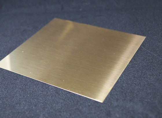 真鍮板 黄銅（C2801P-1/4H）(0.3～5.0mm厚) (1200 x 365～100 x 100mm