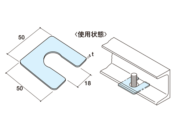 ステンレス レベル調整用ライナー スペーサー | 金属材料の切り売り ...